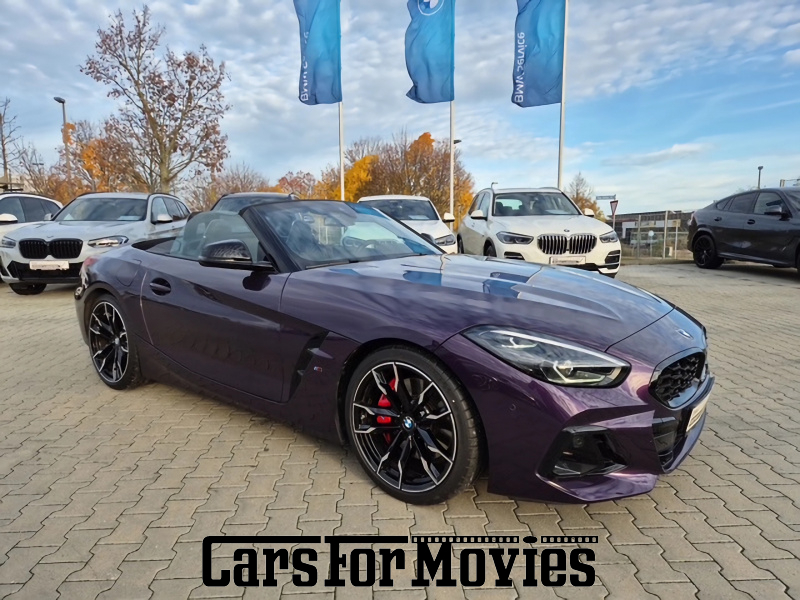 CarsForMovies | BMW Z4 M40i 2025 Deutschland Lila Schwarz Zivilfahrzeug Cabrio Niedersachsen 7571 händler